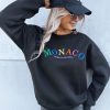 Odziez Damska Dstreet Bluzy Oversize | Bluza Damska Oversize Monaco Czarna Dstreet