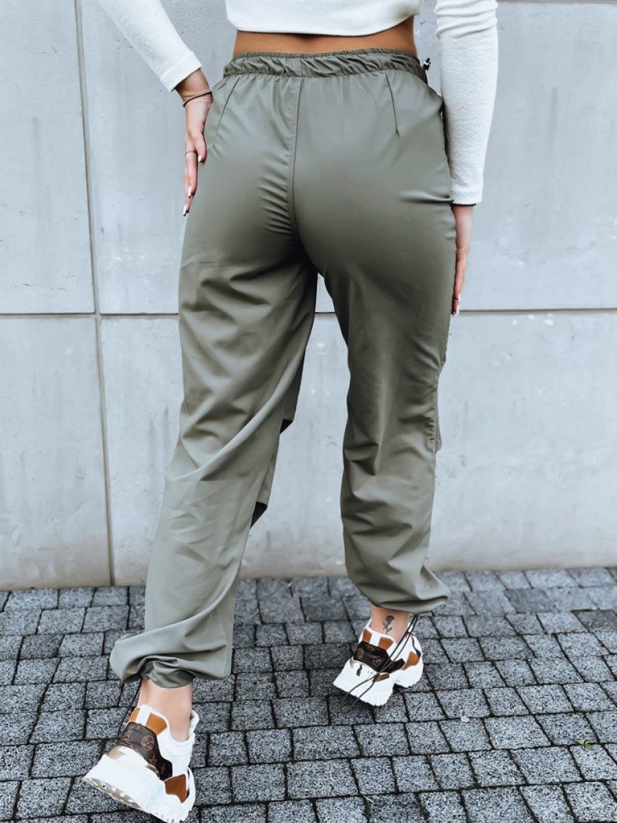 Odziez Damska Dstreet Spodnie Spadochronowe | Spodnie Damskie Spadochronowe Morat Khaki Dstreet