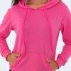 Odziez Damska Dstreet Bluzy Dresowe | Bluza Damska Dresowa Lara Ii Rozowa Dstreet