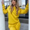 Odziez Damska Dstreet Bluzy Dresowe | Bluza Damska Fashion Ii Zolta Dstreet