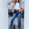 Odziez Damska Dstreet Jeansy Z Dziurami | Jeansy Damskie Elizabeth Niebieskie Dstreet